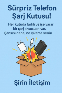  Sürpriz Telefon Şarj Kutusu!